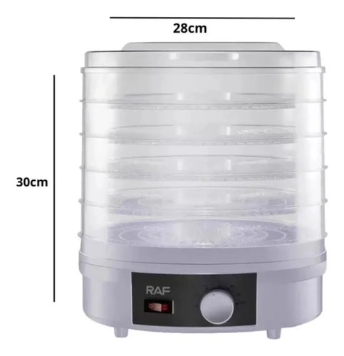 Deshidratador De Alimentos Frutas Y Verduras Automática Blanco — foto 2