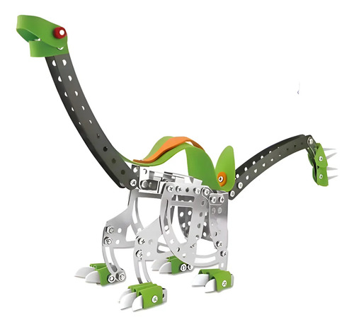 Dinosaurio Juguete Armable Metálico Montessori Dinosaurio