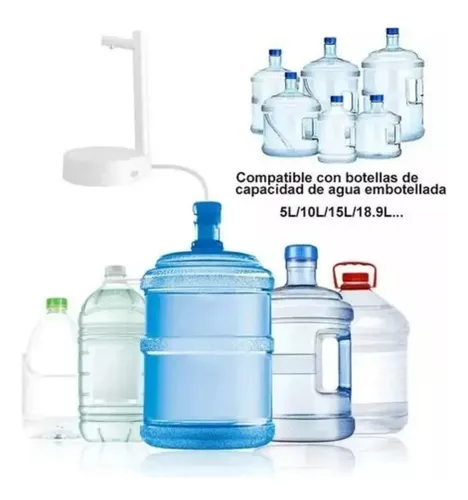 Dispensador De Agua Inteligente Elegante Usb Regulable Blanco — foto 2