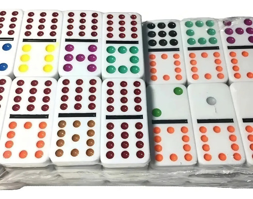Domino Chancho 12 Juego Dominó Caja Metálica 91 Piezas Color — foto 3