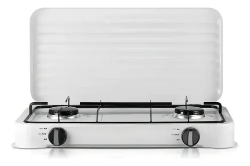 Encimera A Gas Starlux Cocinilla 2 Platos 2 Quemadores Manual Acero — foto 3