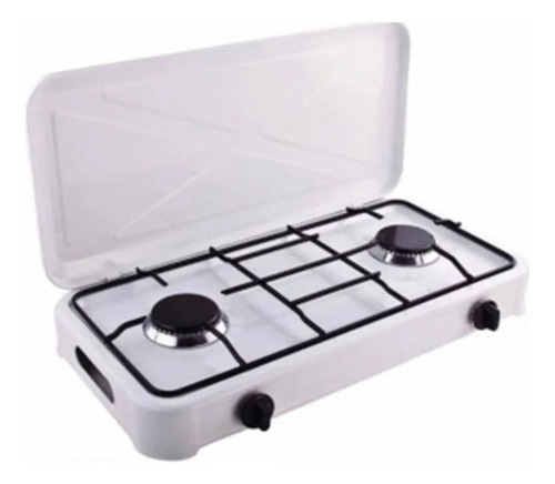 Encimera A Gas Starlux Cocinilla 2 Platos 2 Quemadores Manual Acero — foto 8