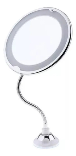 Espejo Redondo My Flexible 10x Con Luz Blanco Plateado — foto 3