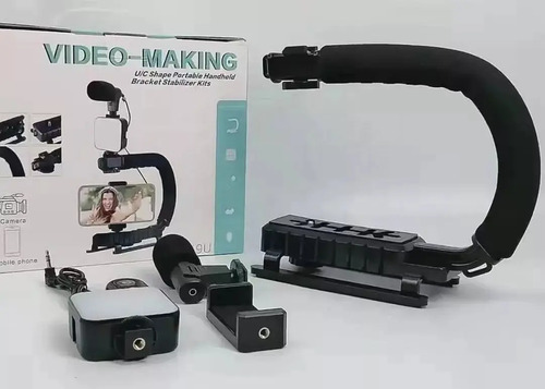 Estabilizador De Cámara De Video Soporte De Teléfono Ay-49u Color Negro — foto 11