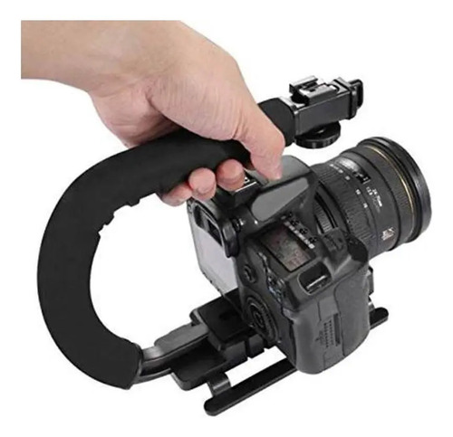 Estabilizador De Cámara De Video Soporte De Teléfono Ay-49u Color Negro — foto 7