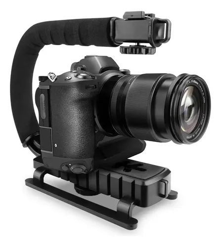 Estabilizador De Cámara De Video Soporte De Teléfono Ay-49u Color Negro — foto 8