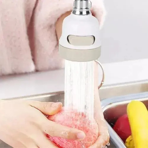 Extensión Flexible Grifo De Agua Flex 360 Lavaplatos Blanco Brillante — foto 4
