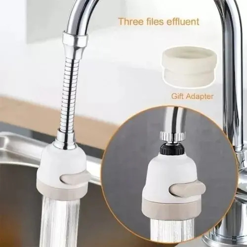 Extensión Flexible Grifo De Agua Flex 360 Lavaplatos Blanco Brillante — foto 5