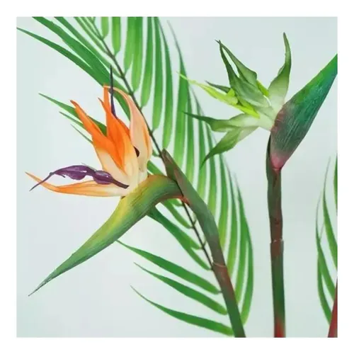 Flor De Ave Del Paraíso Artificial Flor De Pájaro Ave Unidad Varios — foto 3
