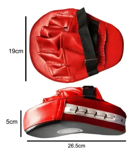 Foco Boxeo Almohadilla Entrenamiento Artes Marciales Rojo — foto 4