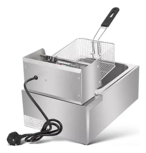 Freidora Aceite 5.5 Lts Acero Inoxidable 2500w Plateado 50/60hz — foto 7