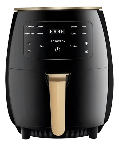 Freidora De Aire Sin Aceite Xl Electrica 6 Litros Air Fryer Negro