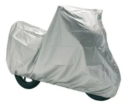 Funda Impermeable Cubierta Para Motocicleta Cubre Moto Gris