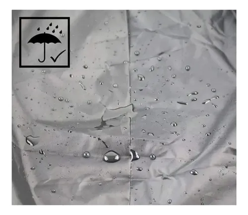 Funda Impermeable Cubierta Para Motocicleta Cubre Moto Gris — foto 6