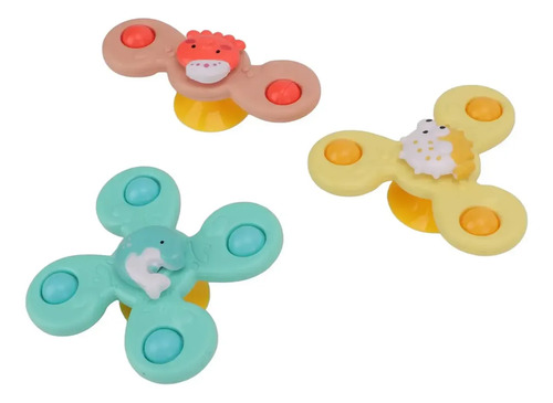 Girador Con Ventosa 3 Piezas Para Bebes Varios