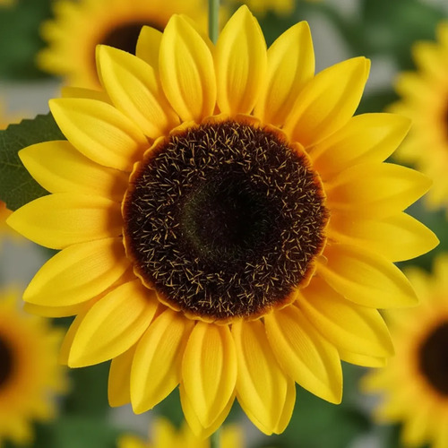 Girasol Amarillo Guirnalda  Artificial De 2mts Decoración  Amarillo — foto 4