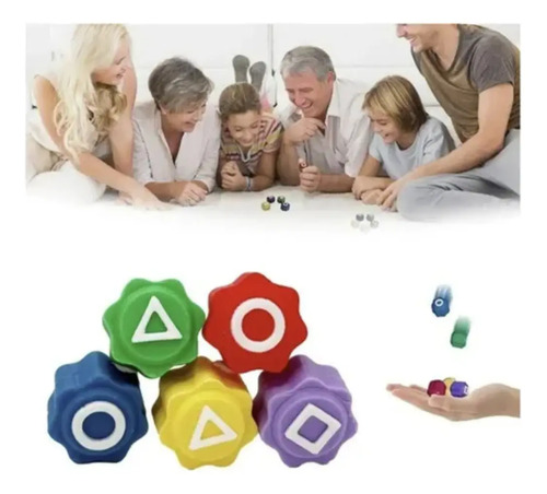 Gonggi Mini Juego El Juego Del Calamar 5 Piezas De 2cm Multicolor — foto 3