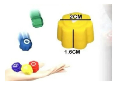 Gonggi Mini Juego El Juego Del Calamar 5 Piezas De 2cm Multicolor — foto 4