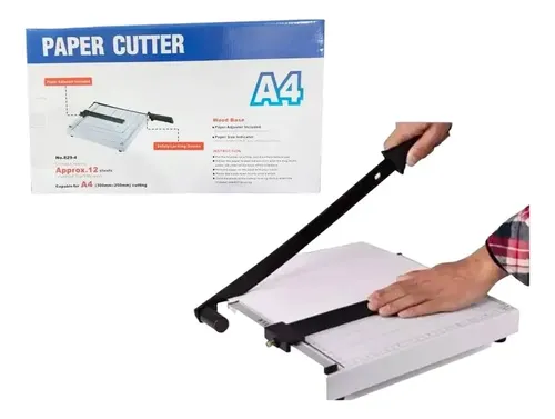 Guillotina Metálica A4 Cortador De Papel Fotos Hojas