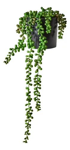 Guirnalda De Suculentas Colgantes Flores Artificiales Verde