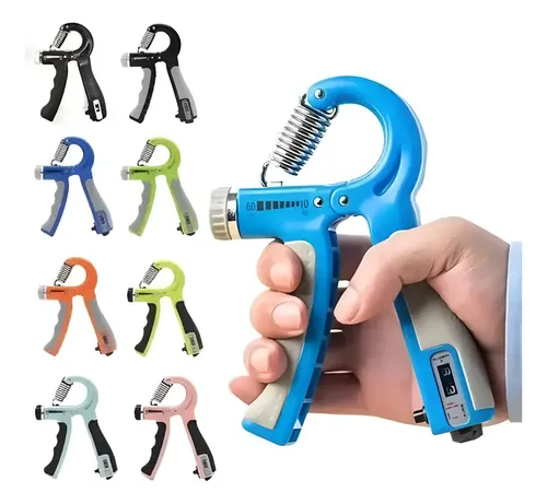 Hand Grip Fitness Para Mano Muñeca A 60 Kilos Con Contador Varios