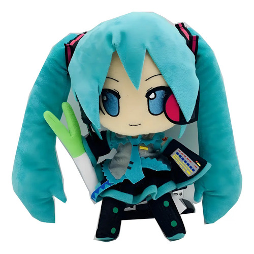 Hatsune Miku Peluches De Anime Japonés Azul