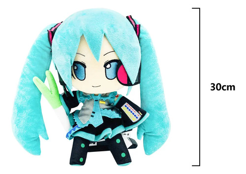 Hatsune Miku Peluches De Anime Japonés Azul — foto 5
