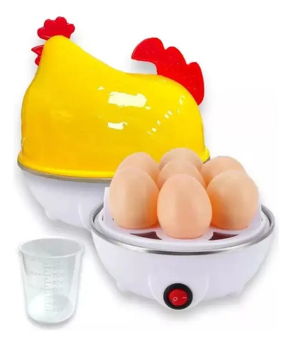 Hervidor De Huevos Al Vapor Forma De Gallina Amarillo — foto 3