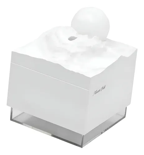 Humidificador De Aire Escritorio Luz Nocturna Niebla Usb Blanco