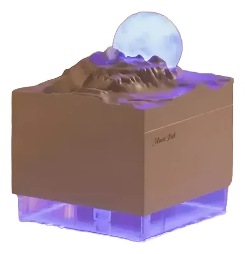 Humidificador De Aire Escritorio Luz Nocturna Niebla Usb Blanco — foto 2