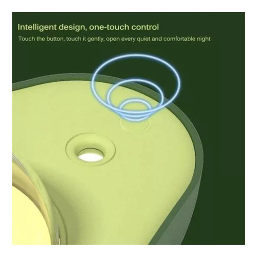 Humidificador Difusor Aromático Luz De Noche Diseño Palta Verde — foto 3