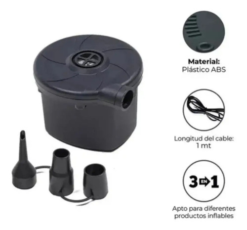 Inflador Electrico Multifuncional Para 220v/12v — foto 2