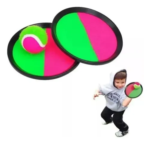 Juego Atrapa Pelota Con Velcro Niño Adulto — foto 2