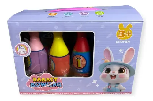 Juego Bowling Plástico Bebe 6 Bolos + 2 Pelotas Varios — foto 3