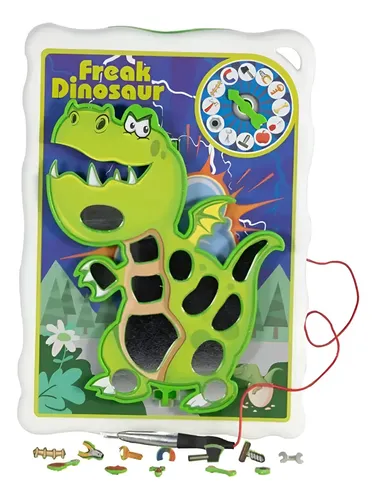Juego Clásico De Mesa Pulsómetro Diseño Operando Dinosaurio
