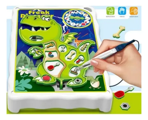Juego Clásico De Mesa Pulsómetro Diseño Operando Dinosaurio — foto 2