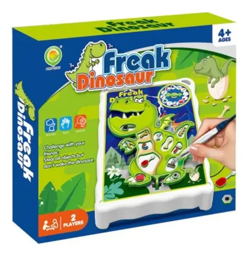 Juego Clásico De Mesa Pulsómetro Diseño Operando Dinosaurio — foto 5