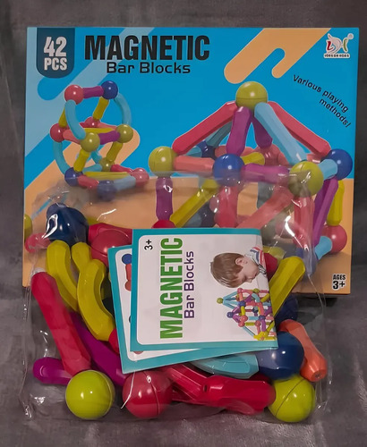 Juego De Bloques Magnéticos 42 Pieza 42 — foto 5