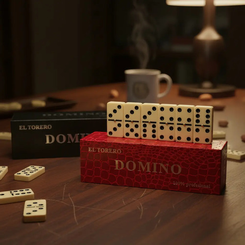Juego De Dominó Caja Con Imán Diseño Deluxe 9mm — foto 2