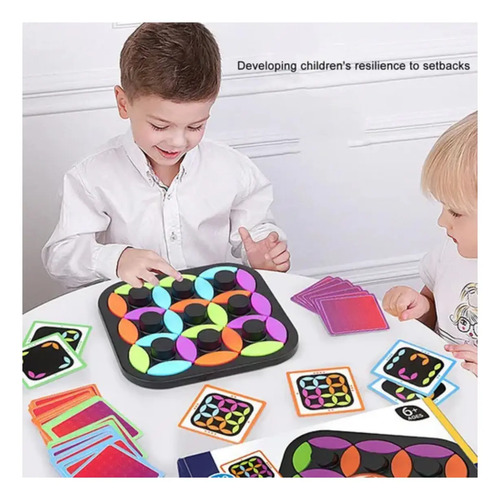 Juego De Lógica Rompecabezas De Colores Giratorio — foto 5