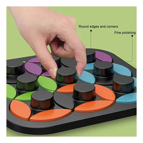 Juego De Lógica Rompecabezas De Colores Giratorio — foto 9
