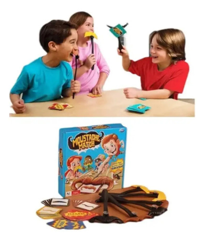 Juego De Mesa Atrapa Tu Bigote  Juego De Emparejar Bigotes — foto 2