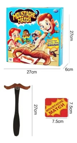 Juego De Mesa Atrapa Tu Bigote  Juego De Emparejar Bigotes — foto 4