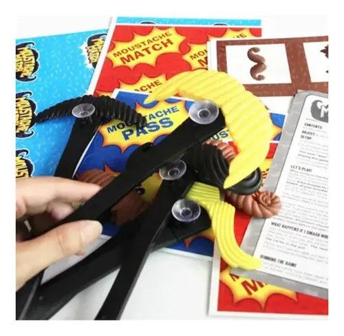 Juego De Mesa Atrapa Tu Bigote  Juego De Emparejar Bigotes — foto 5