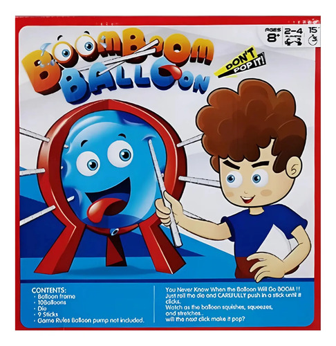 Juego De Mesa Boom Balloon Para Niños Diversión — foto 4