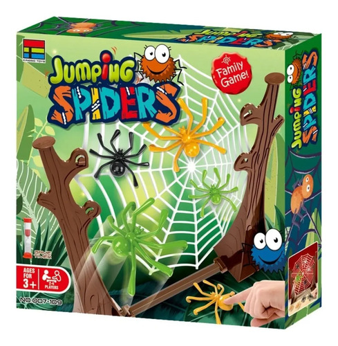 Juego De Mesa Bounce Spiders 2-4 Jugadores Plástico Fliperex