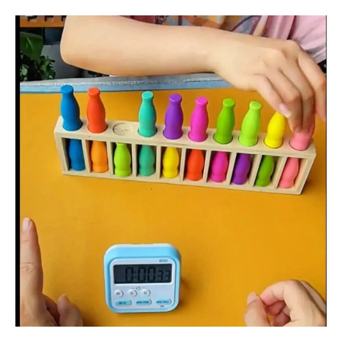 Juego De Mesa Combina Las Botellas De Colores Juego Tiktok — foto 4