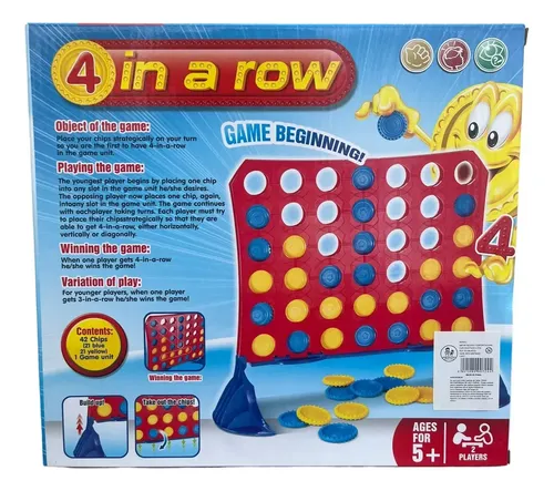 Juego De Mesa Conectados 4 In A Row Divertido — foto 4