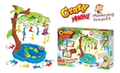 Juego De Mesa Crazy Monkey Juego Monos Locos Colgados