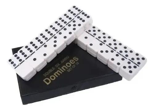 Juego De Mesa Domino 28 Piezas Con Estuche Colores — foto 2